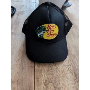 Bass‎ Pro Shops Men's Trucker Hat Mesh Cap - Black